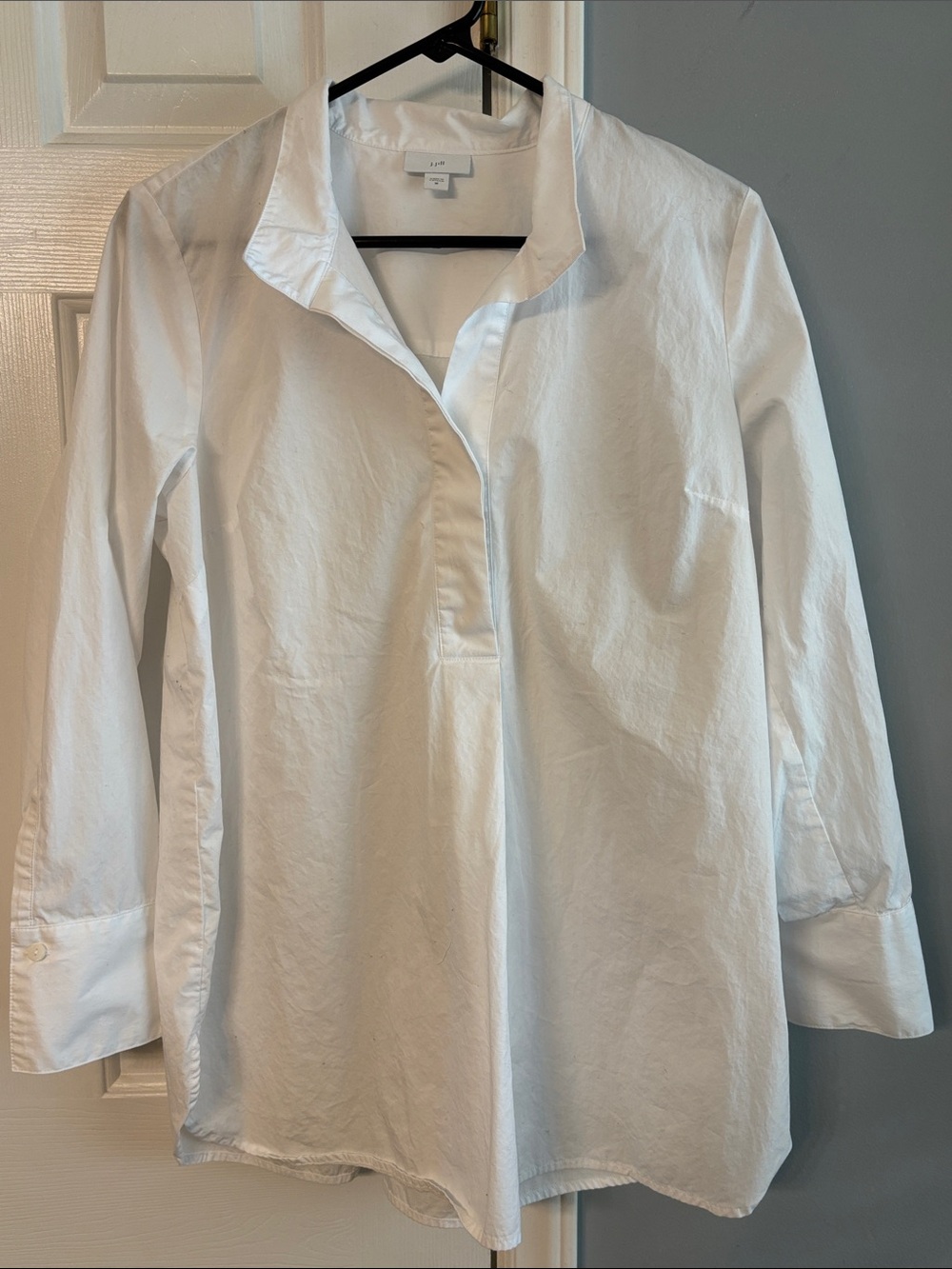 J. Jill White Button-Down Blouse